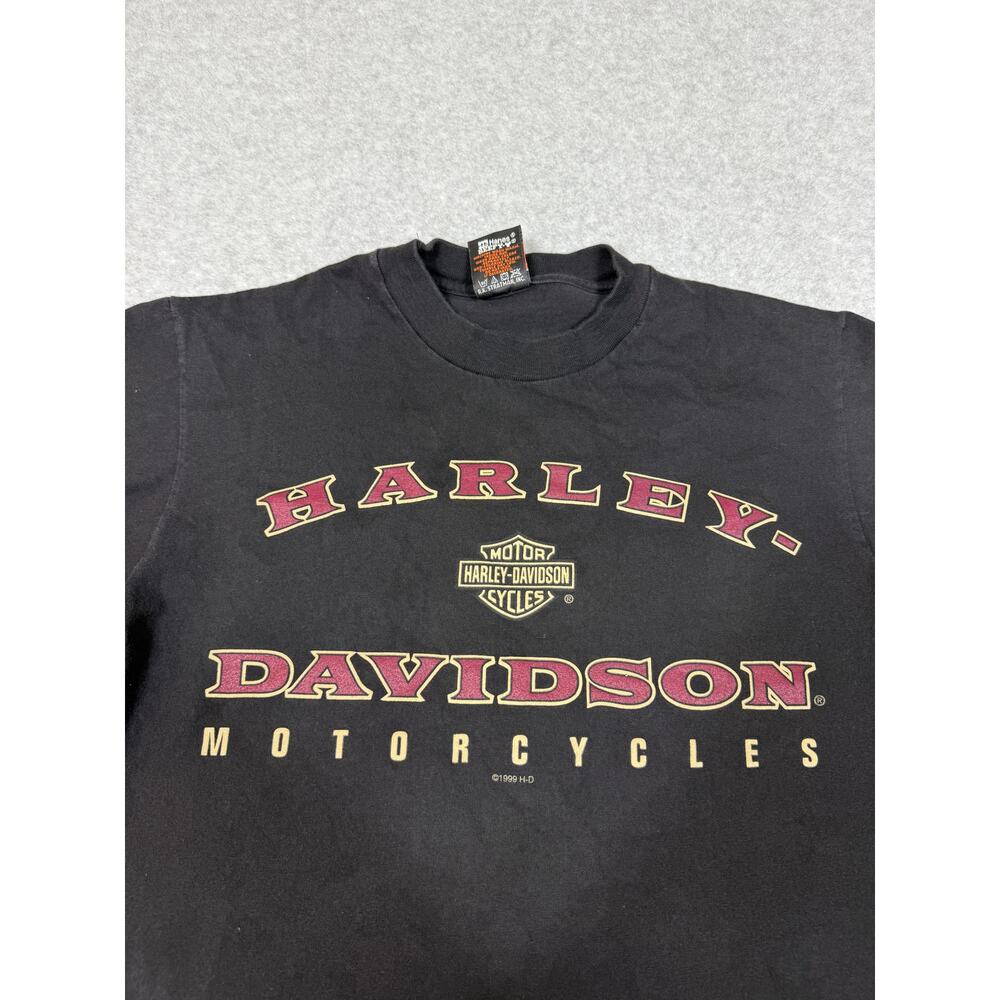 Vintage 90s Harley Davidson Mens Size M Roanoke V… - image 4